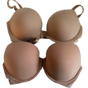 Women's Nude and Tan Bra Set two for the price of one.